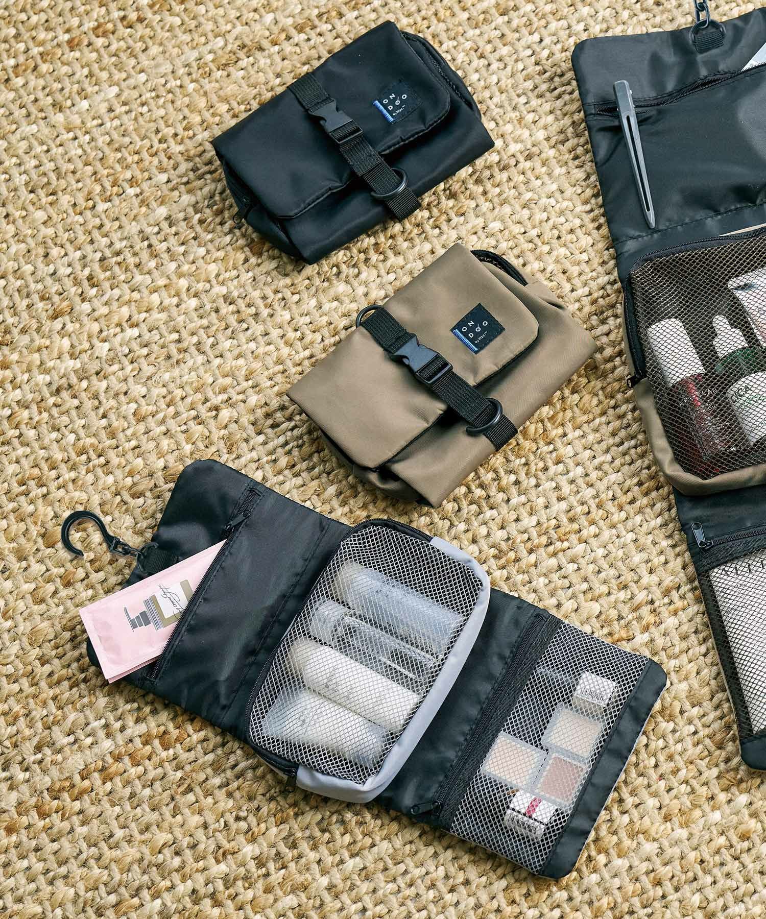 【お値下げ！】FATUITE ビッグポーチセット 5点 トラベル吊り下げポーチ ONDOO グッズ ギフト対象 ≪メール便対象