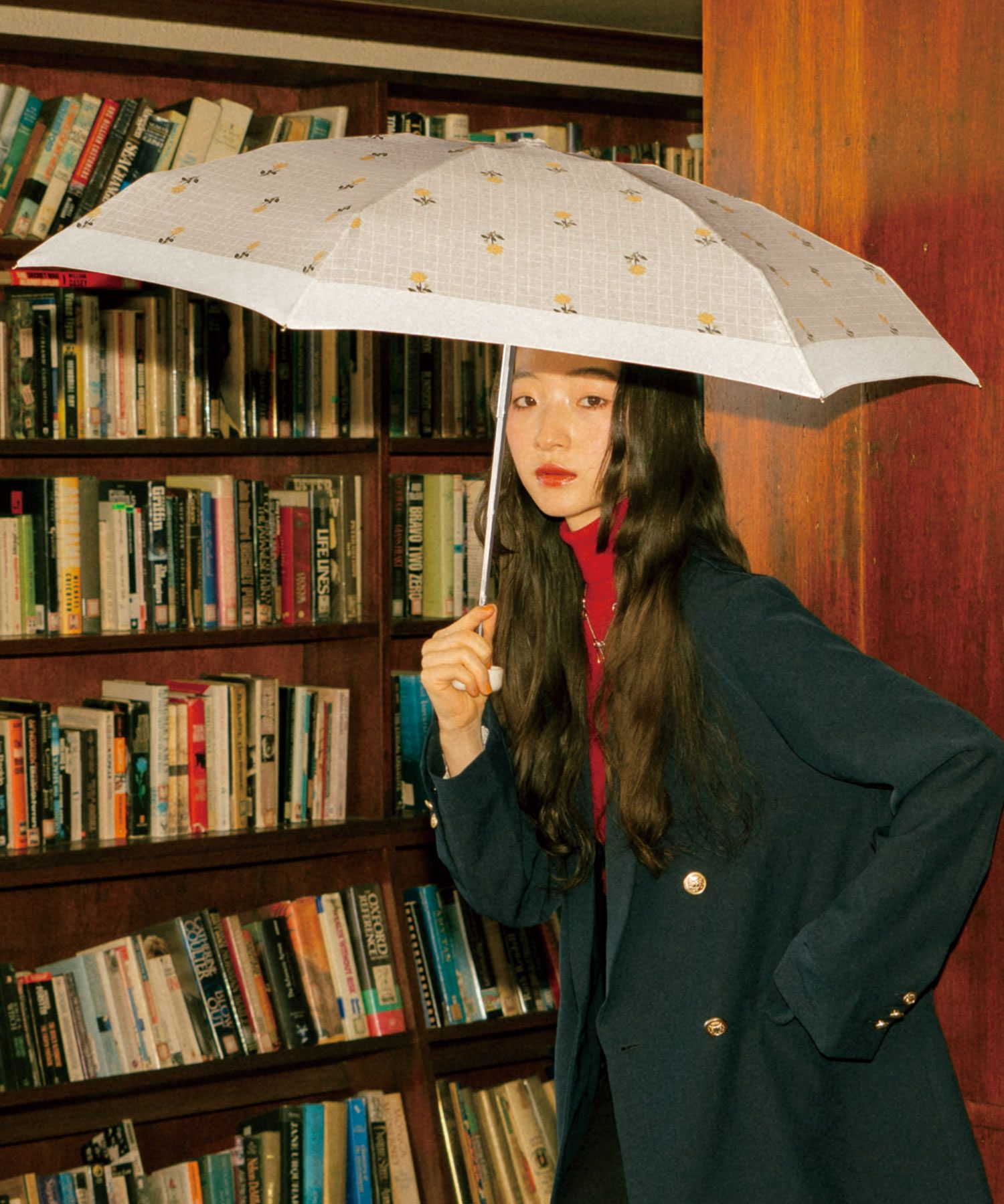 プレイドフラワー ミニ 雨傘 折りたたみ 晴雨兼用 ギフト対象 Wpc