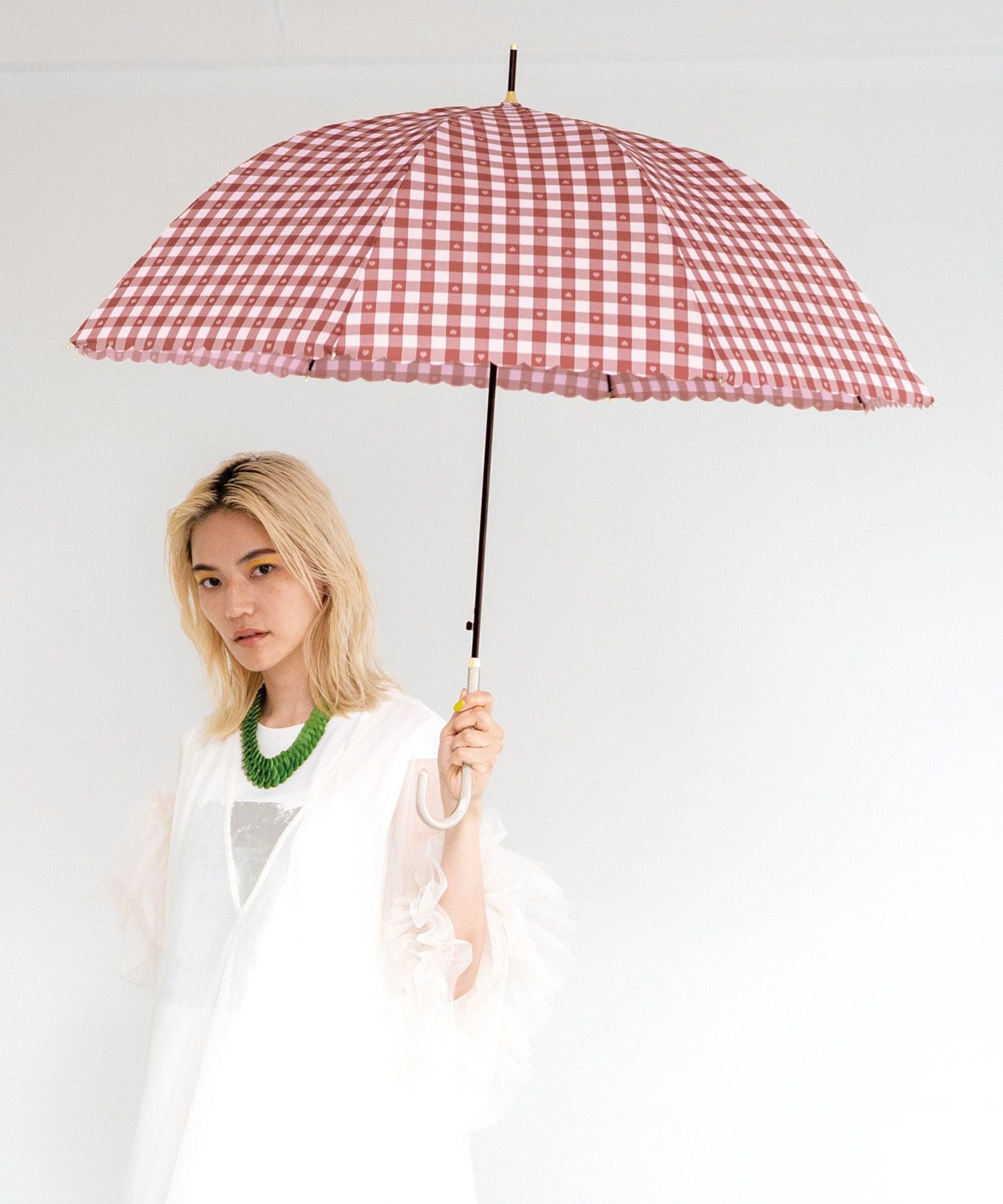 ギンガムハート 雨傘 長傘 晴雨兼用 Wpc. | 【公式】Wpc. ONLINE STORE