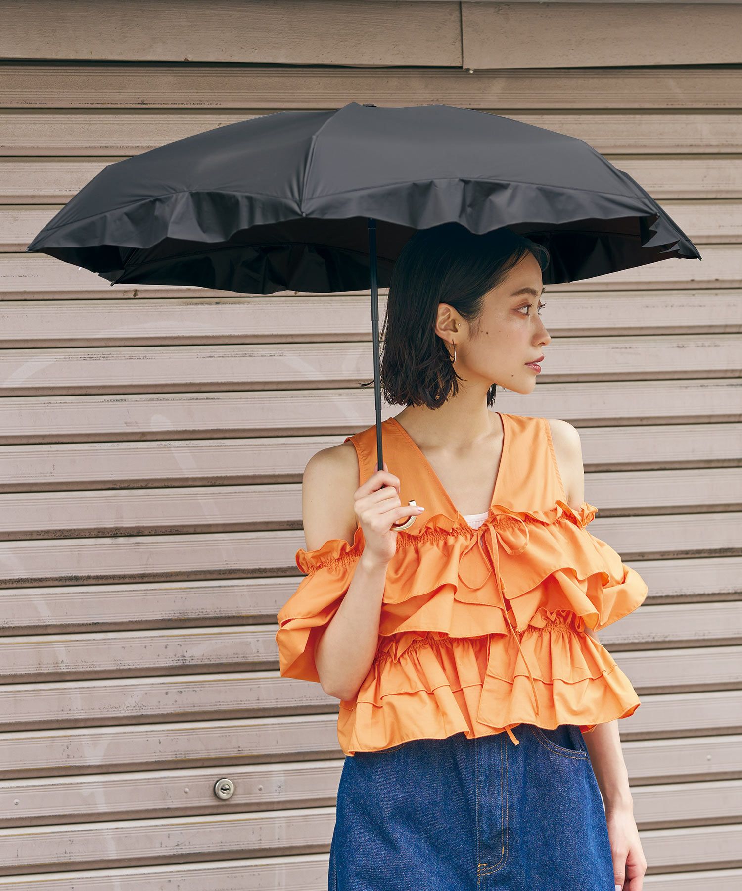 遮光コンパクトフリル ミニ 日傘 折りたたみ 晴雨兼用 ギフト対象 送料 遮光コンパクトフリル ミニ 日傘 折りたたみ 晴雨兼用 ギフト対象 送料