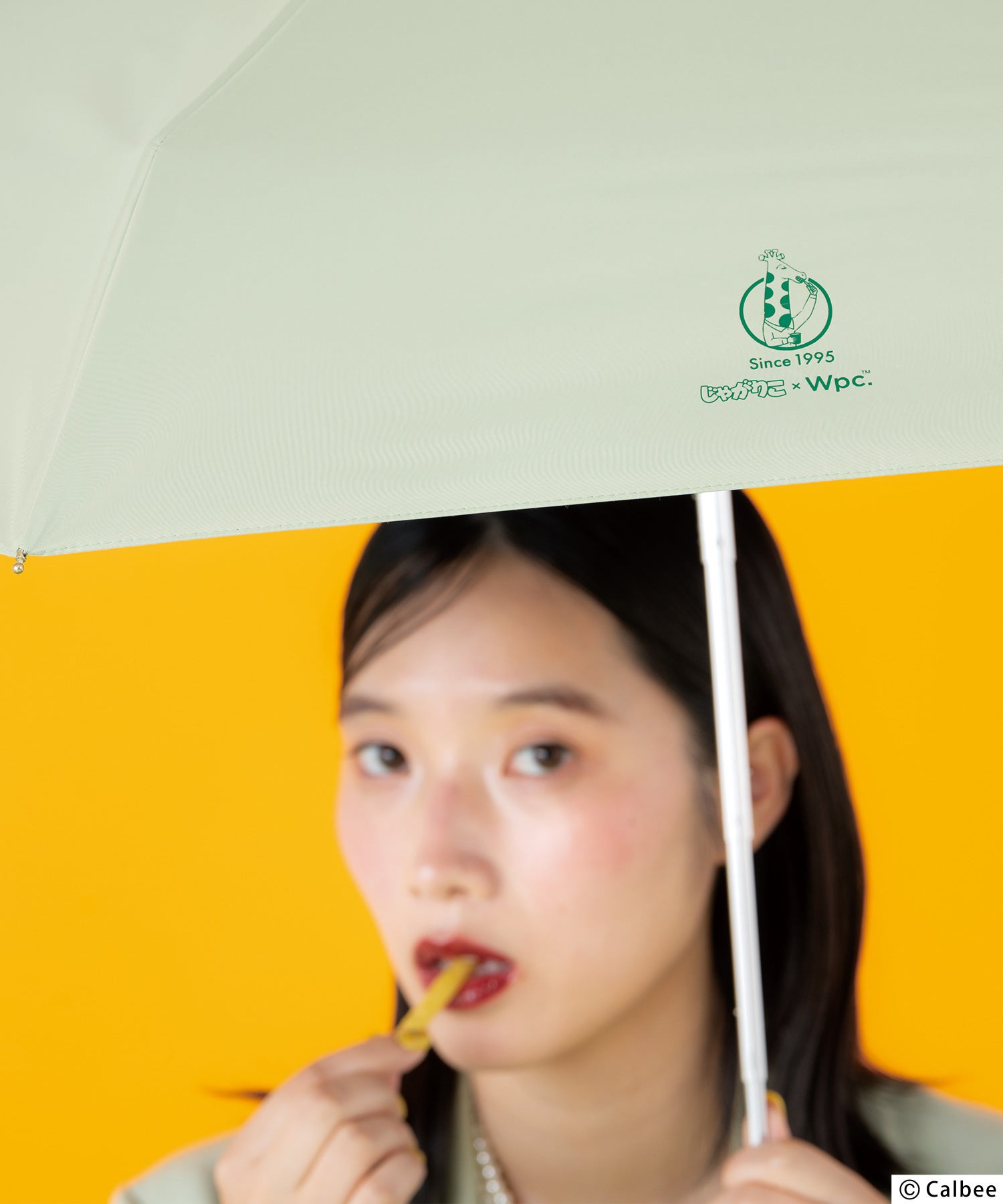 じゃがりこ×Wpc. 遮光じゃがりこパッケージパラソル ミニ 日傘