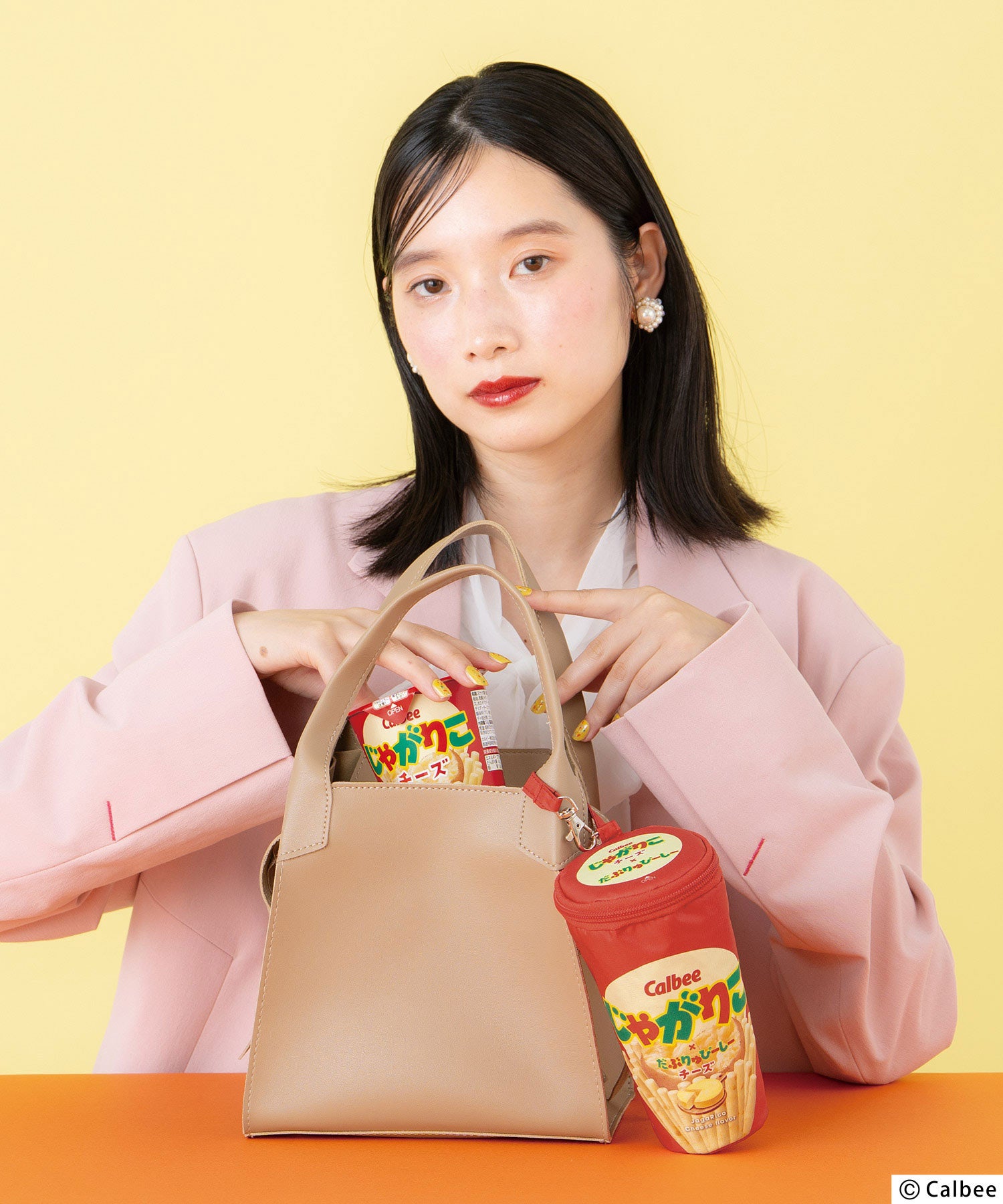 セール30％オフ】じゃがりこ×Wpc. 遮光じゃがりこパッケージパラソル
