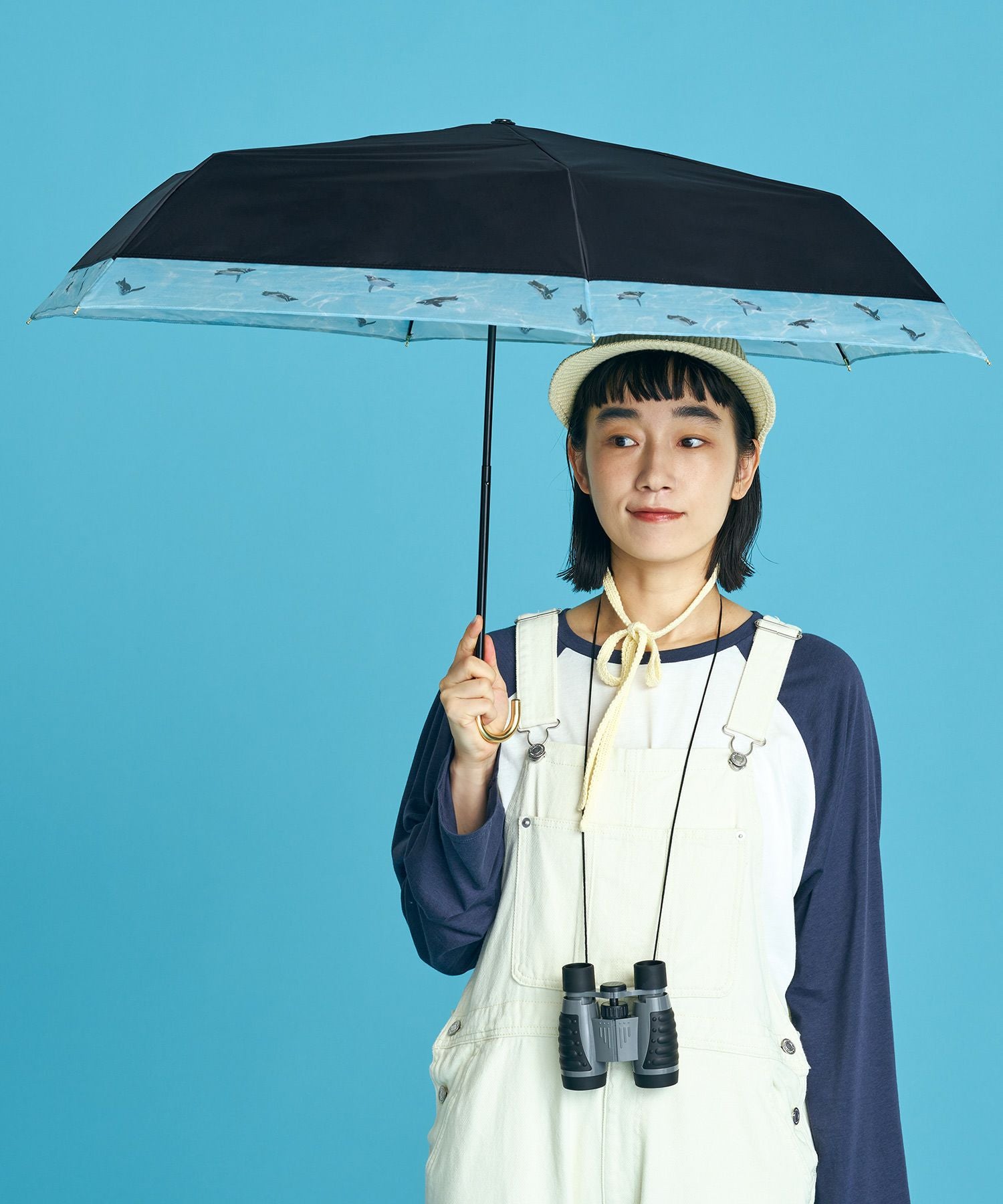 すみだ水族館×Wpc. 遮光スイミングペンギン リムオーガンジー ミニ
