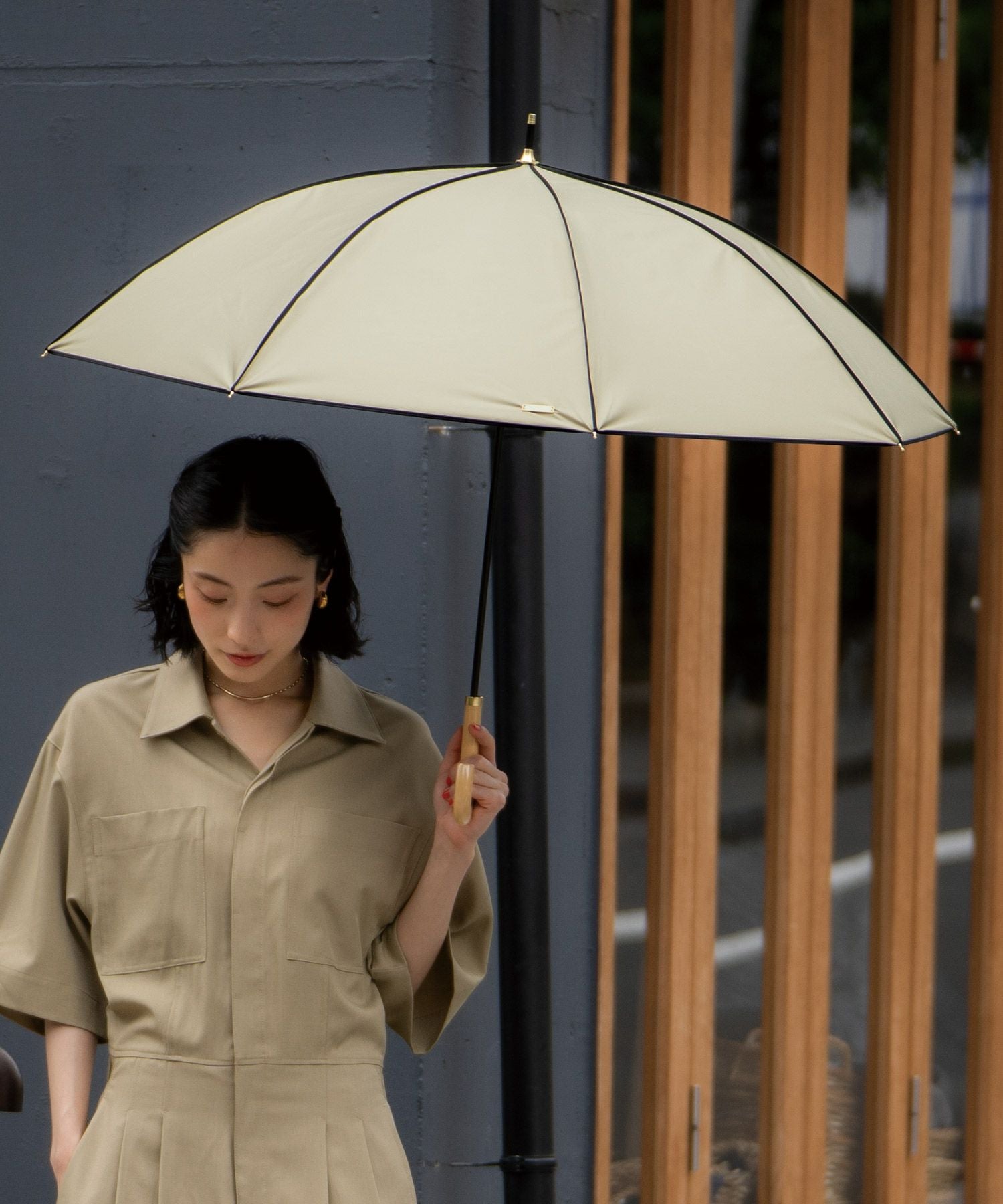 遮光プレーンパイピング 日傘 長傘 晴雨兼用 Wpc. | 【公式】Wpc