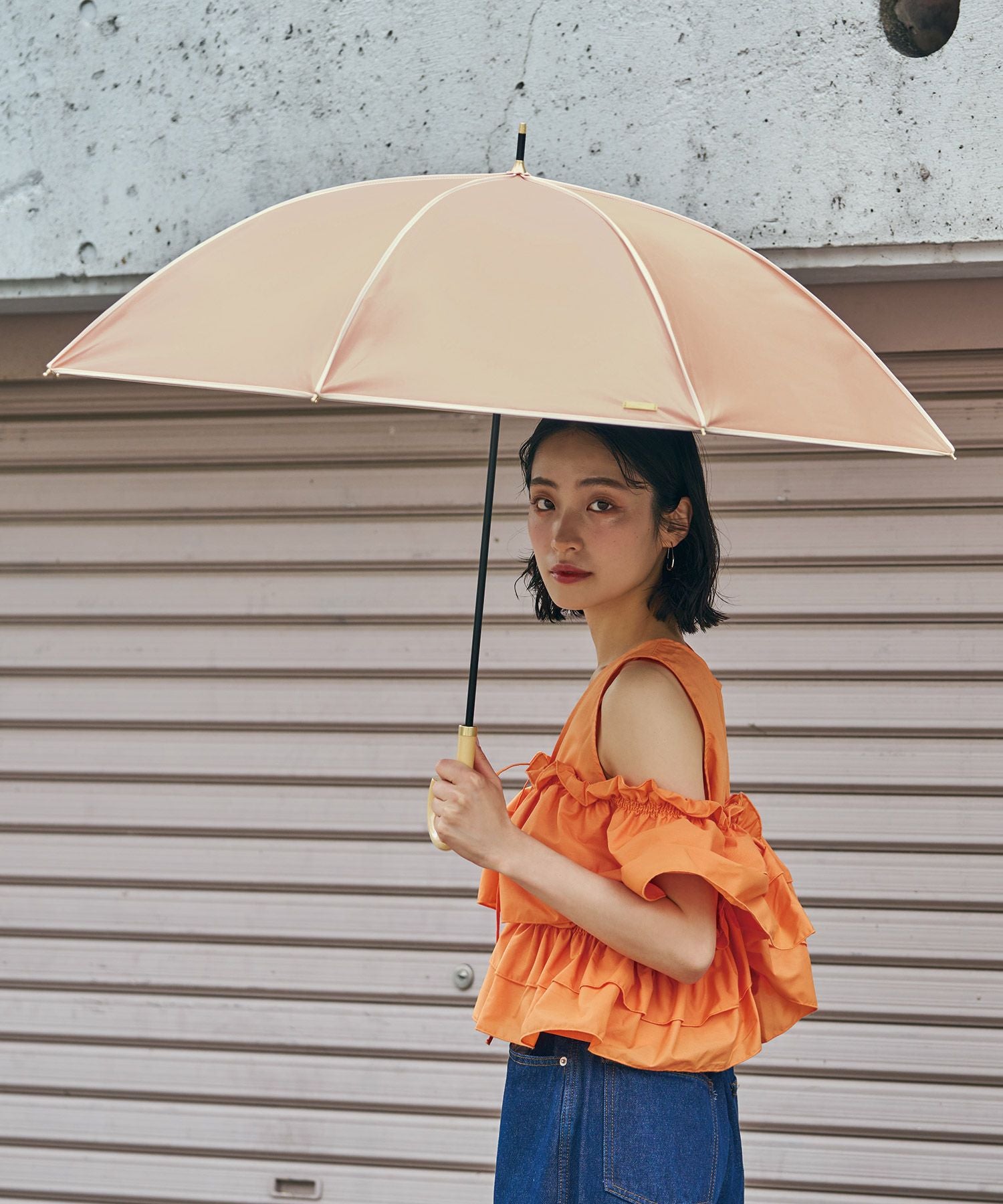 遮光プレーンパイピング 日傘 長傘 晴雨兼用 Wpc. | 【公式】Wpc