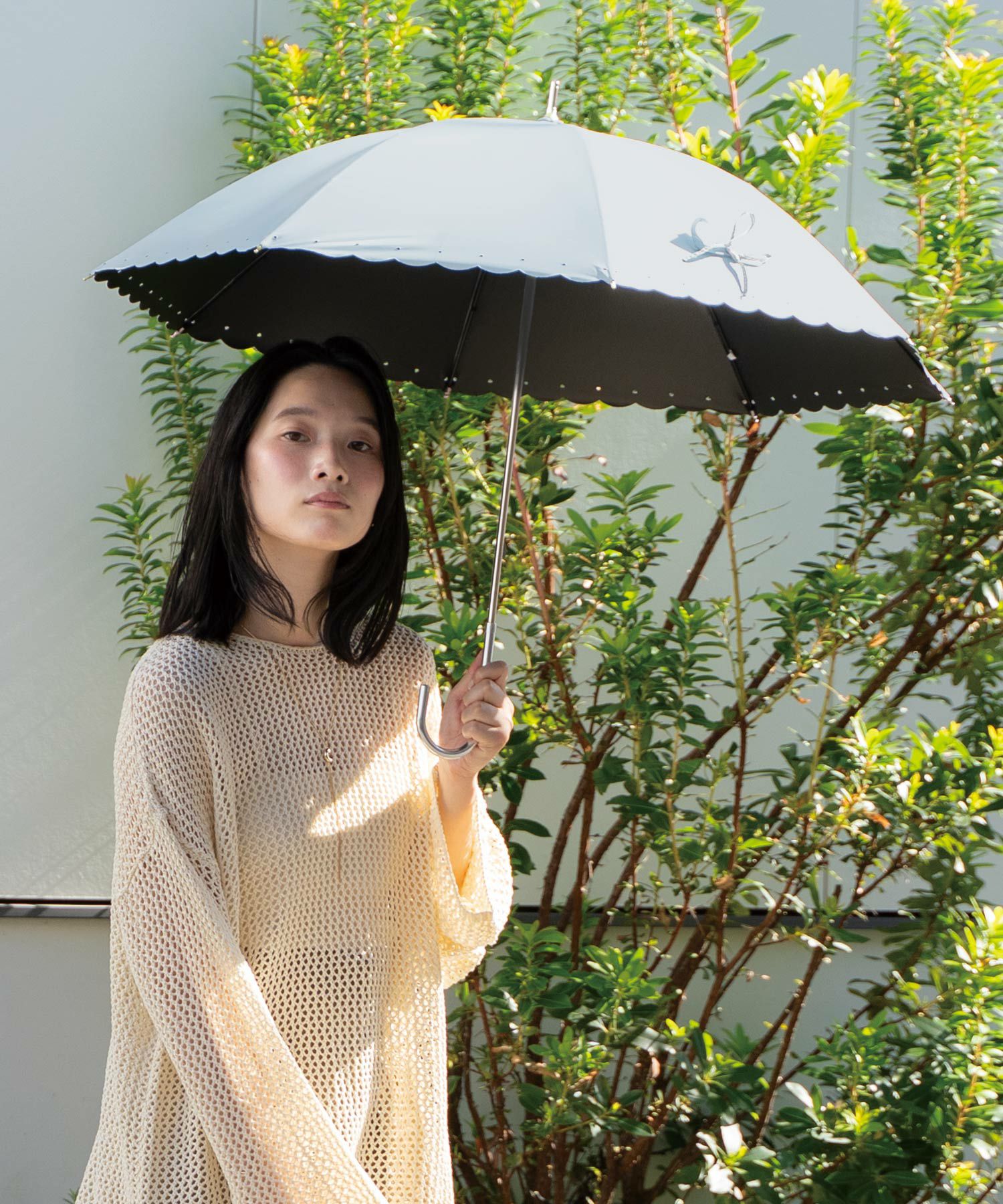 遮光シルバーリボンハート 日傘 長傘 晴雨兼用 Wpc. | 【公式】Wpc