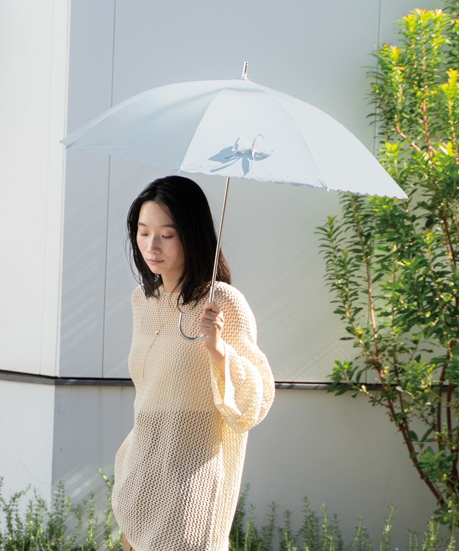 遮光シルバーリボンハート 日傘 長傘 晴雨兼用 Wpc. | 【公式】Wpc