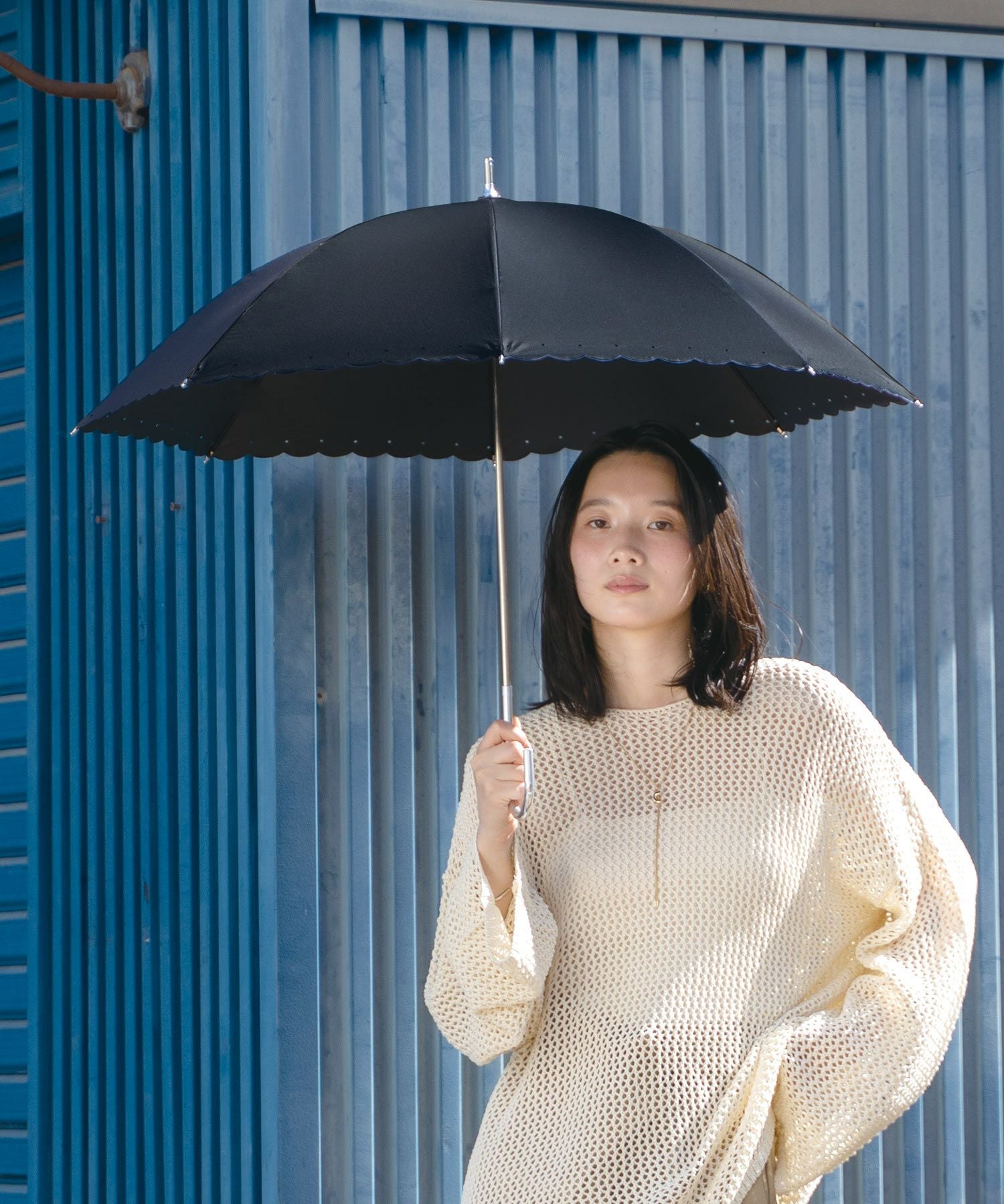 遮光シルバーリボンハート 日傘 長傘 晴雨兼用 Wpc. | 【公式】Wpc