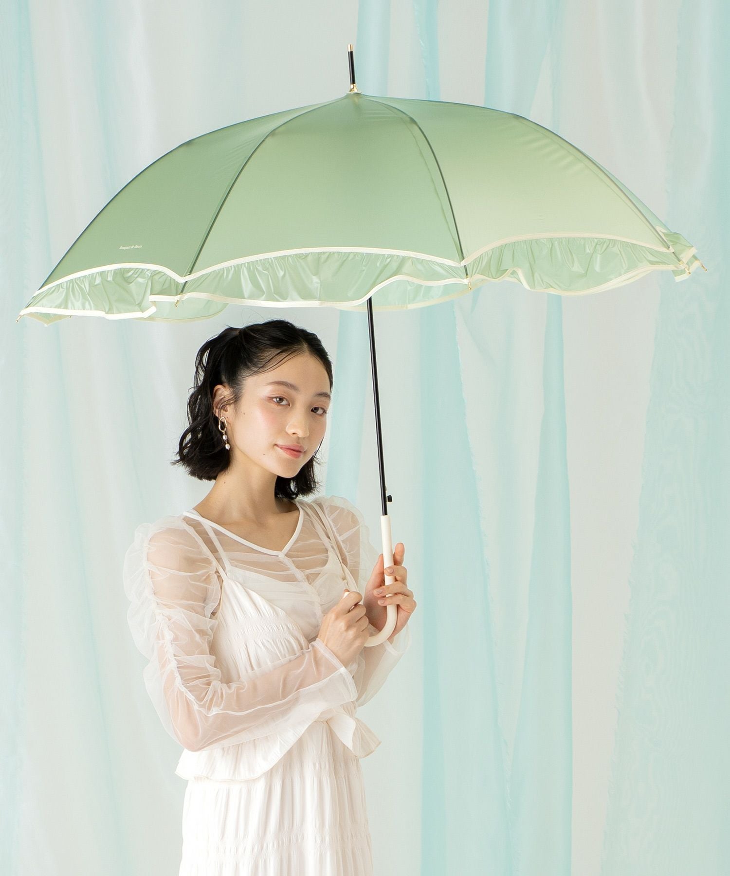 ビニール傘]シアーフリルアンブレラ 雨傘 長傘 Wpc. | 【公式】Wpc