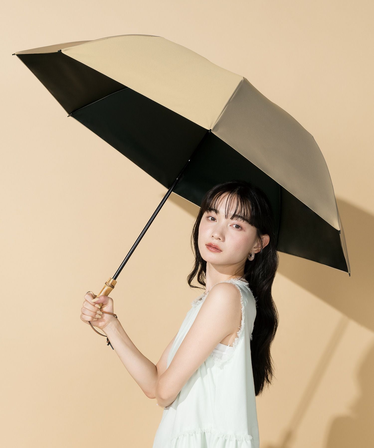 公式限定》【CALM2段 60cm/長折兼用】UVO (ウーボ) 最強の日傘 無地