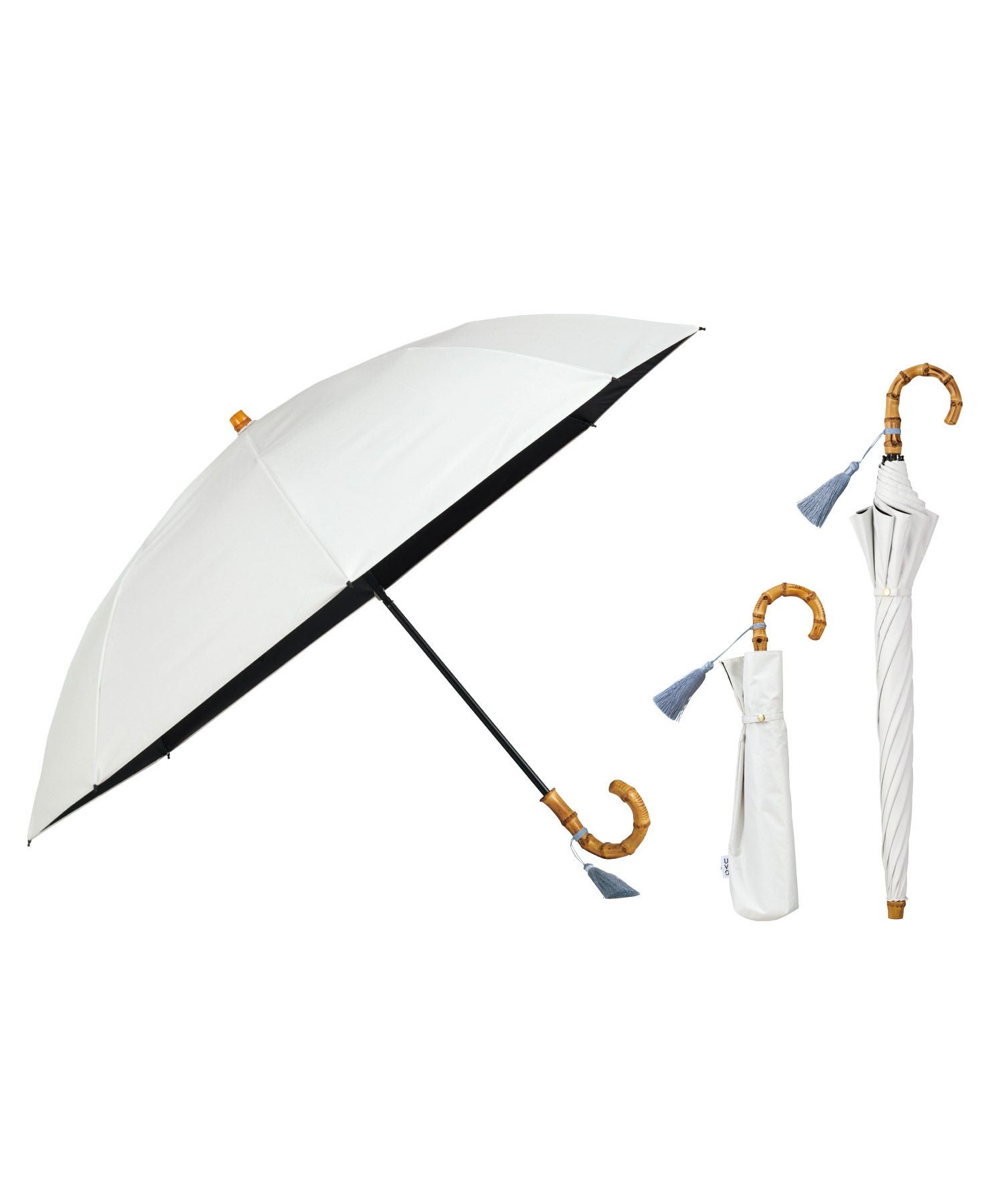 【2段 55cm】UVO(ウーボ) 2way 折りたたみ 長傘 日傘 晴雨兼用 公式限定》【2段 55cm/長折兼用】UVO(ウーボ) 最強の日傘 2way