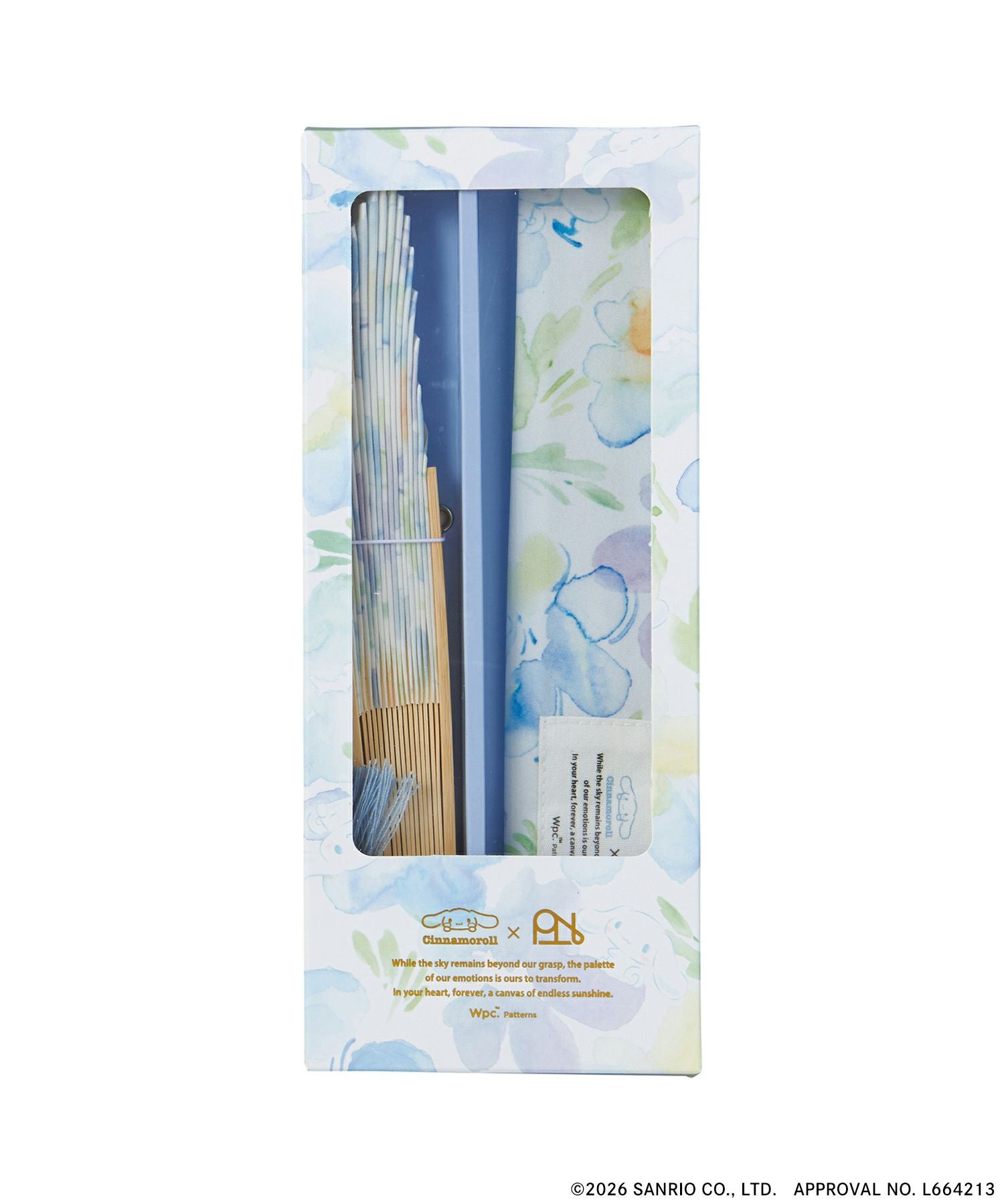 サンリオキャラクターズ×Wpc. Patterns ギフトボックス入り扇子 グッズ