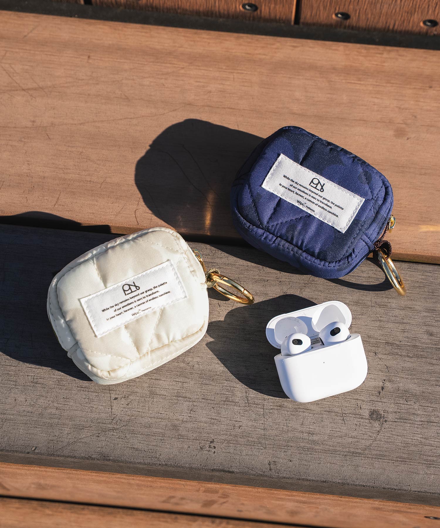 Water-Repellent Quilted Mini Pouch
