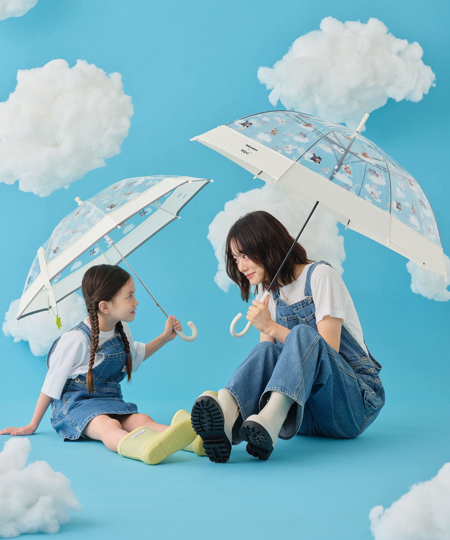 公式限定》【キッズ】 [ビニール傘] 飛行犬×Wpc. KIDS 空飛ぶ