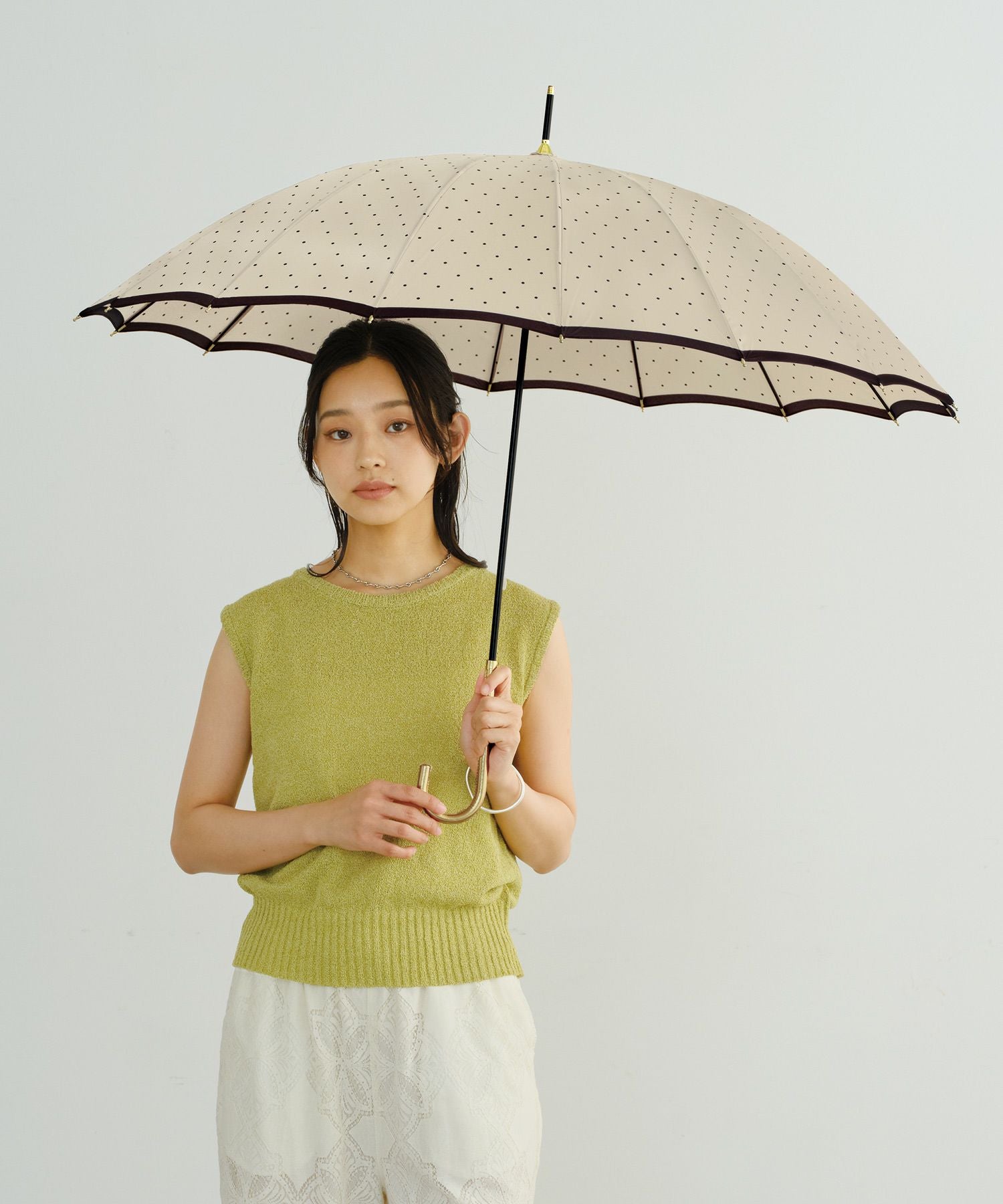 16本骨ピンドット Wpc. 雨傘 長傘 晴雨兼用 | 【公式】Wpc. ONLINE STORE