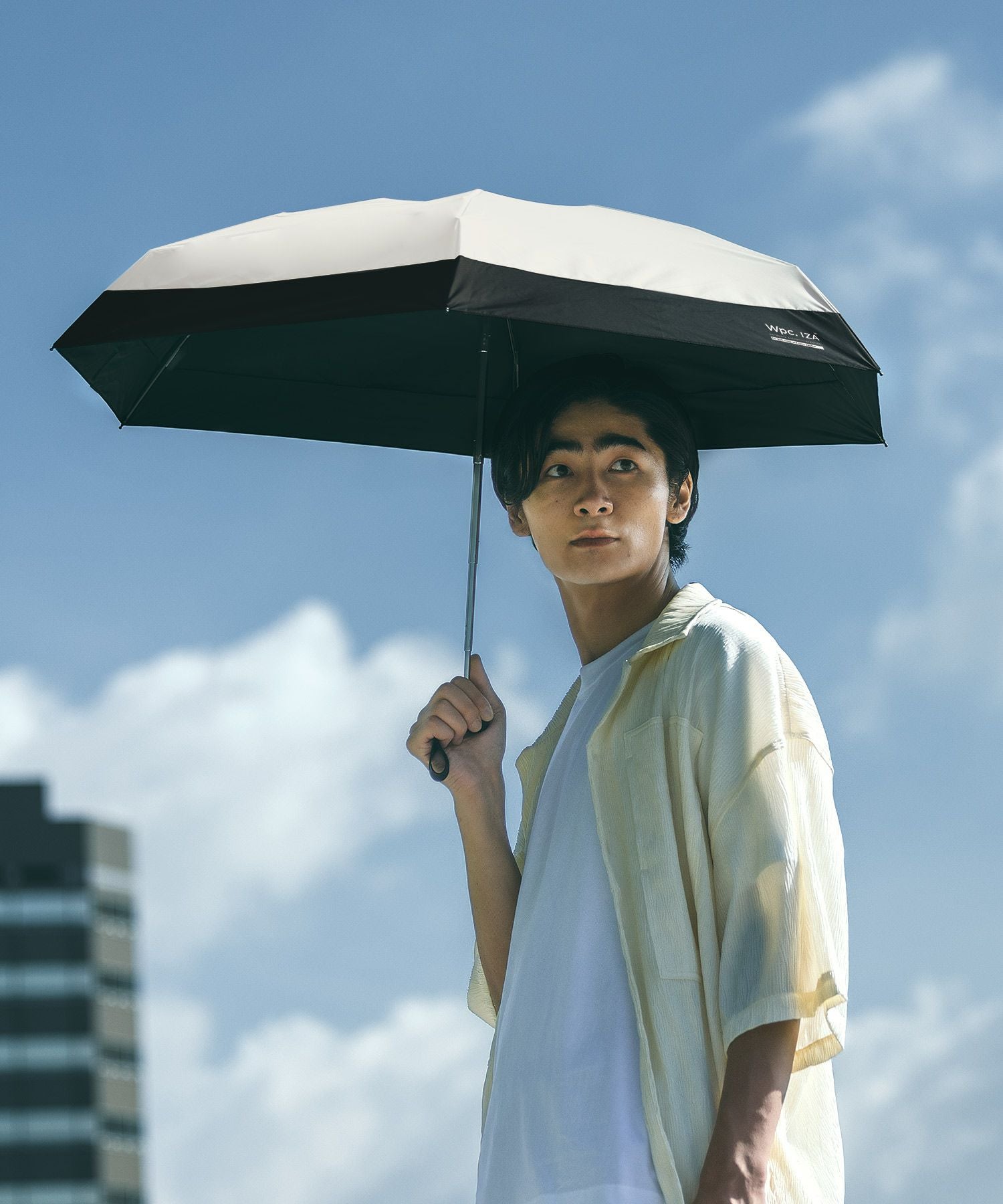 なめこの折りたたみ傘（ブラック／ホワイト） なめこ屋】『なめこの折りたたみ傘（ブラック／ホワイト）』のご予約