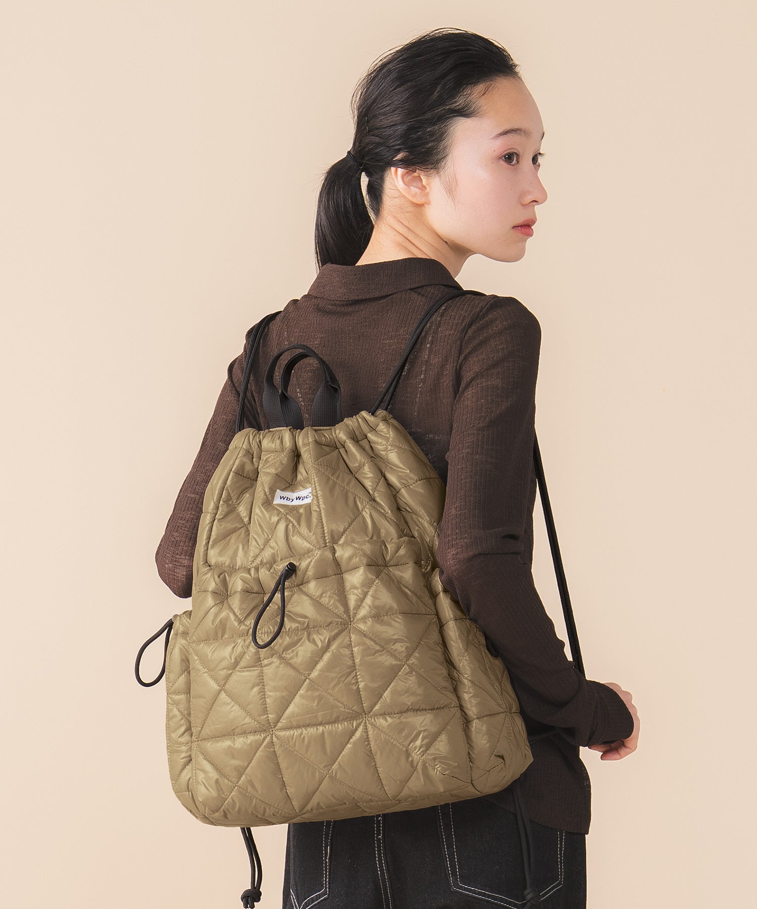 公式限定》キルティングナップサック バッグ | 【公式】Wpc. ONLINE STORE