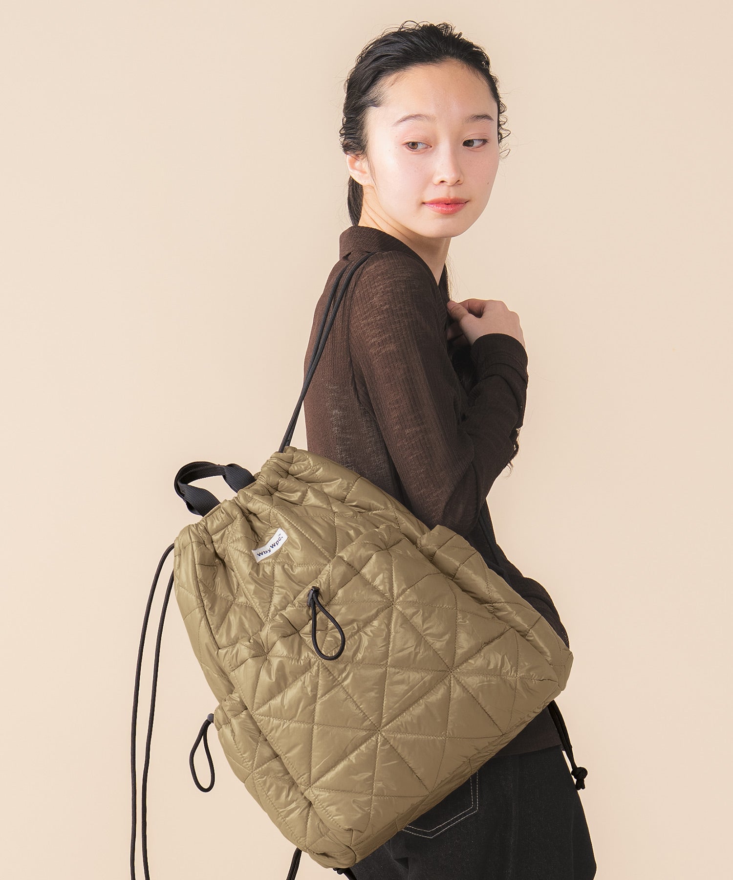公式限定》キルティングナップサック バッグ | 【公式】Wpc. ONLINE STORE
